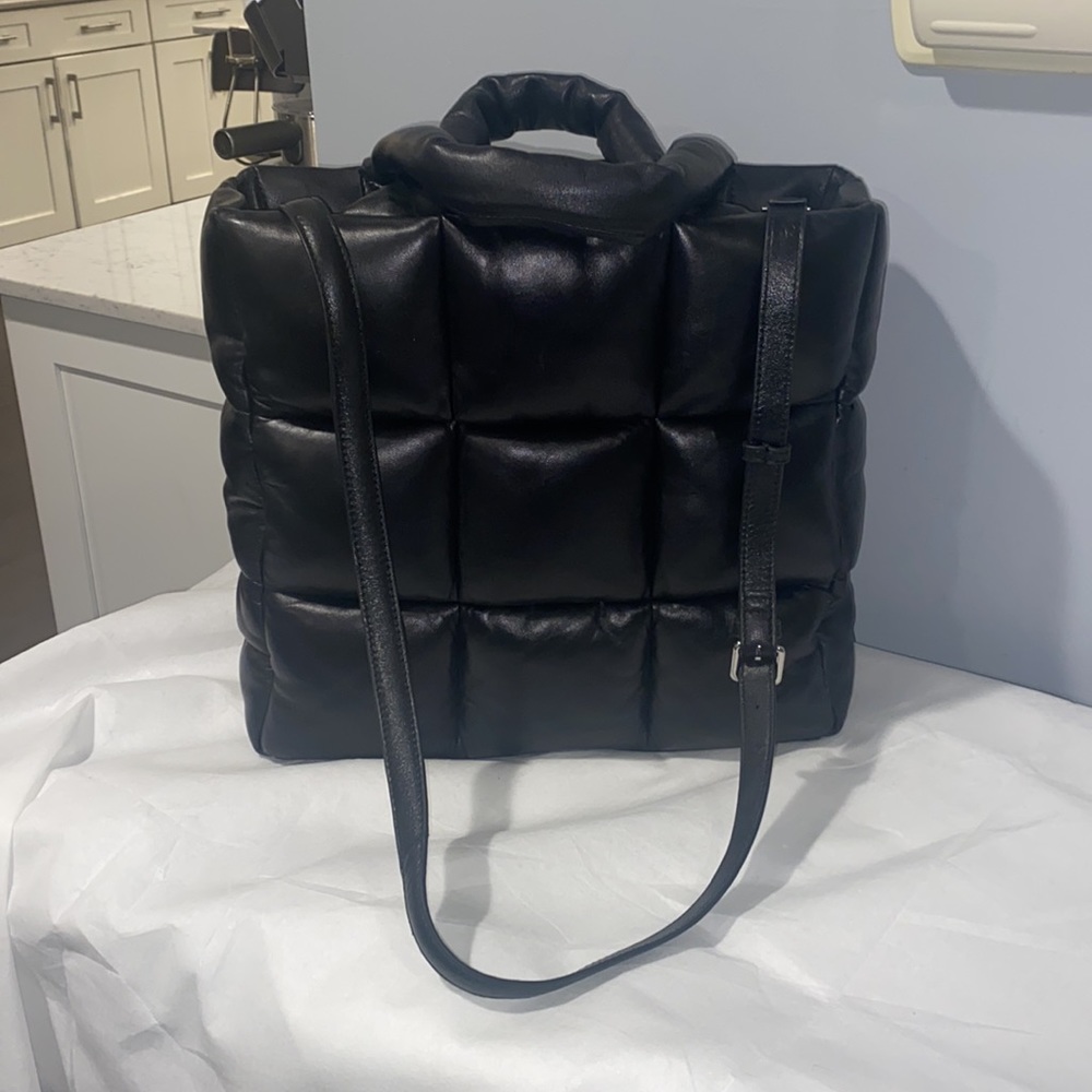STAUD STUDIO Assante puffy black bag - Picture 4 of 9